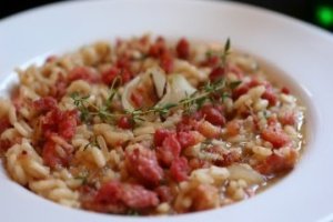 Risoto de Linguiça