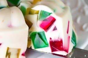 Gelatina colorida receita