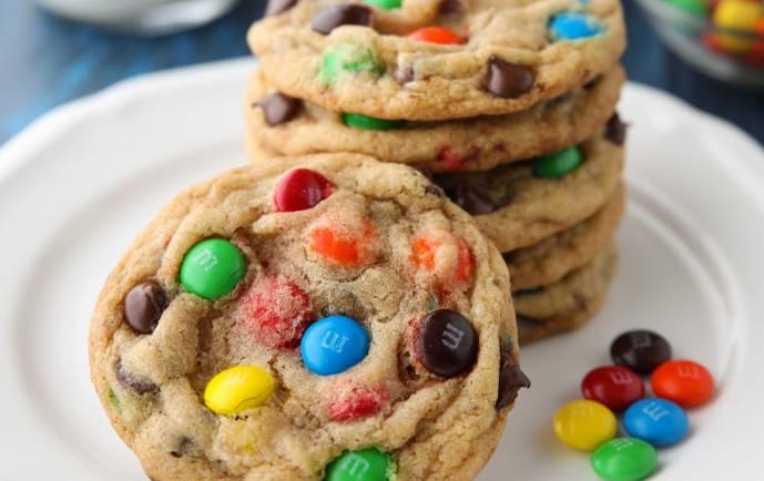 Receita de Cookie de M&M's