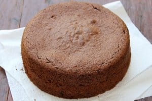 Massa Bolo Chiffon de Chocolate