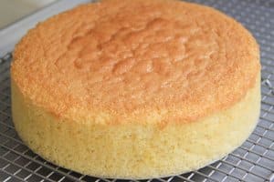 Massa de Bolo Chiffon de Baunilha