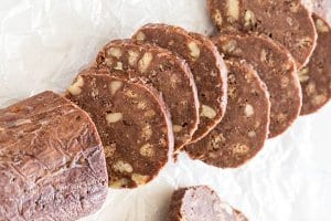 Salame de chocolate simples