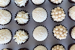 Receita Brigadeiro Branco Gourmet