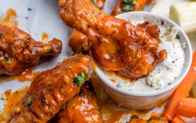 Buffalo Wings com molho