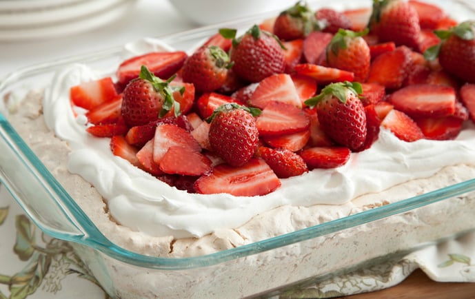 Receita Merengue de Morango