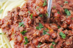 Receita de molho bolonhesa