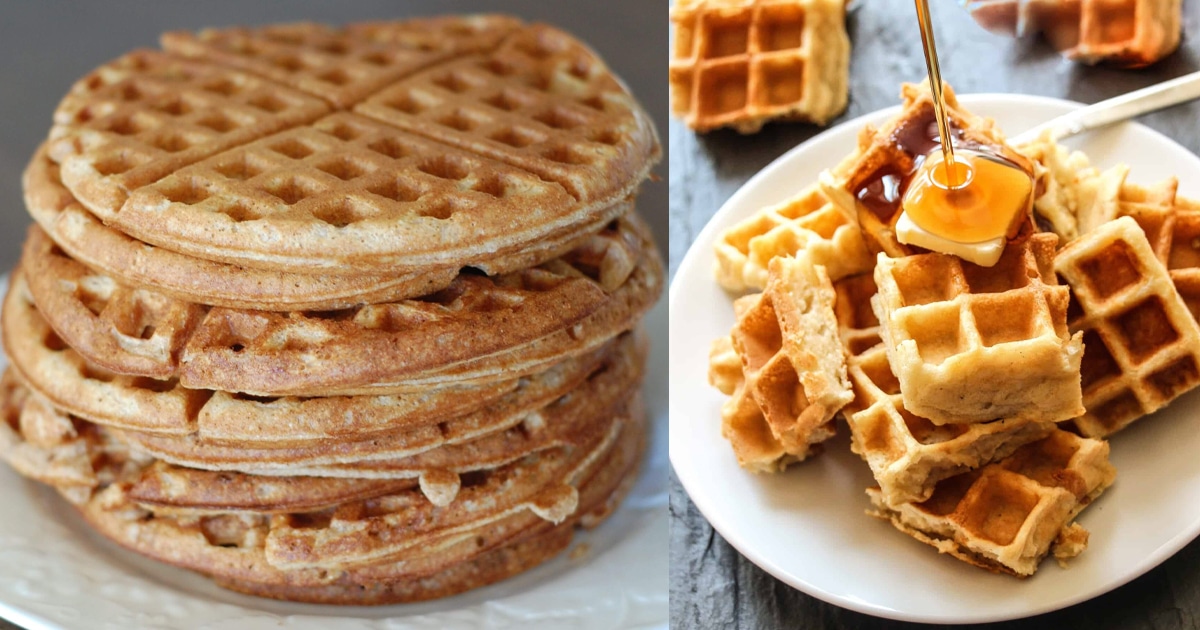 receita waffle simples