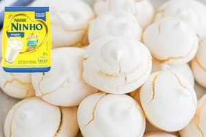 receita Suspiro de Leite Ninho
