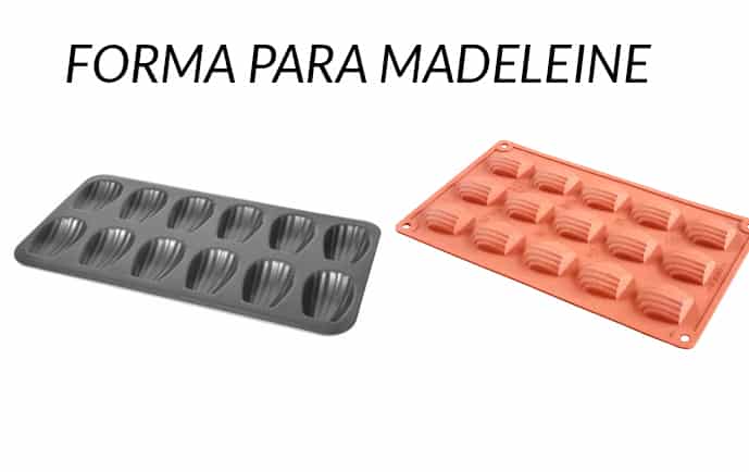 Forma para Madeleine tradicional