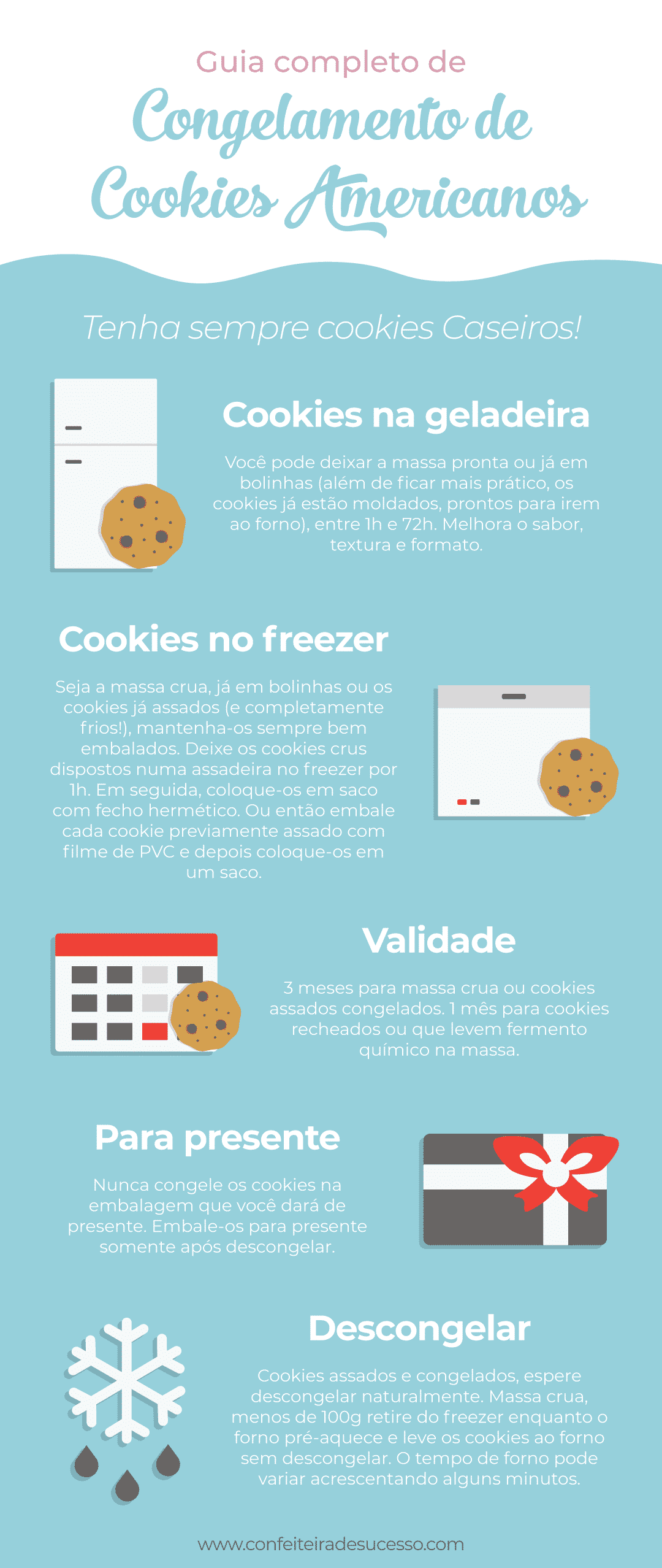 congelamento de cookie