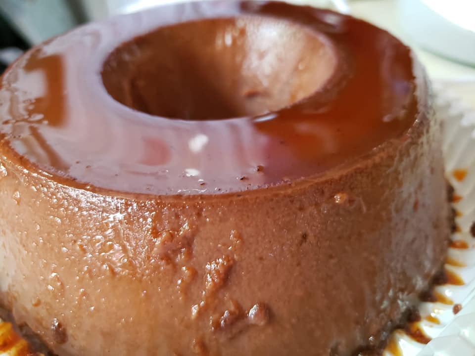 receita pudim de chocolate