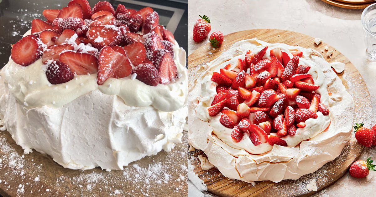 pavlova morango