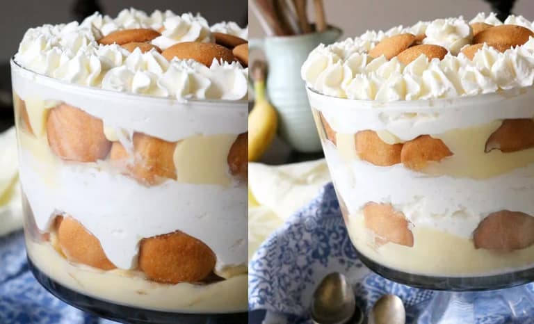 receita banana Pudding