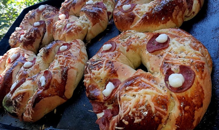 rosca de calabresa receita