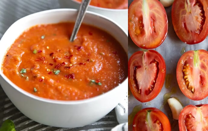 caldo de tomate receita