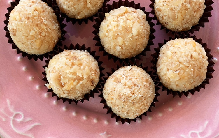 brigadeiro nozes receita