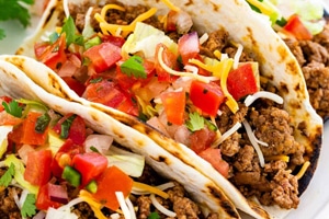 receita taco mexicano
