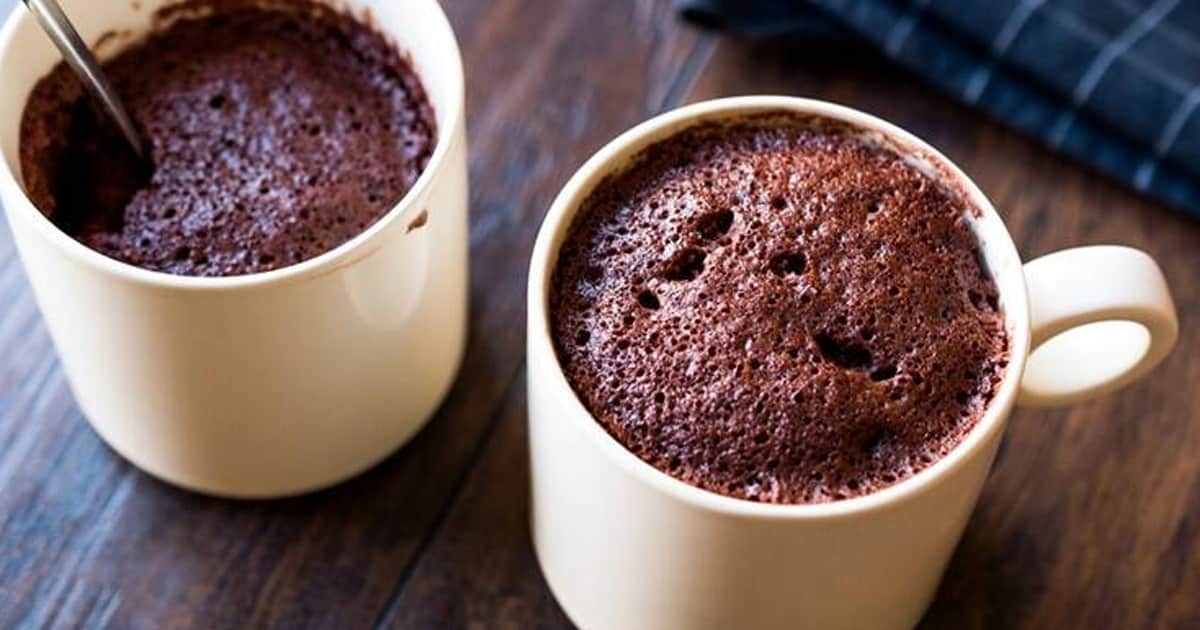 bolo chocolate de caneca