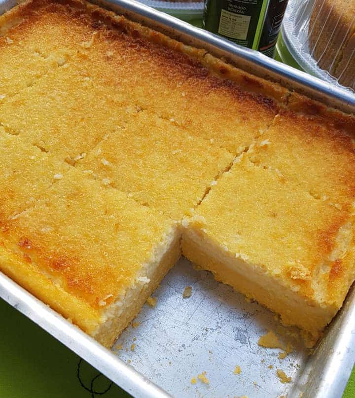 bolo pamonha forno 