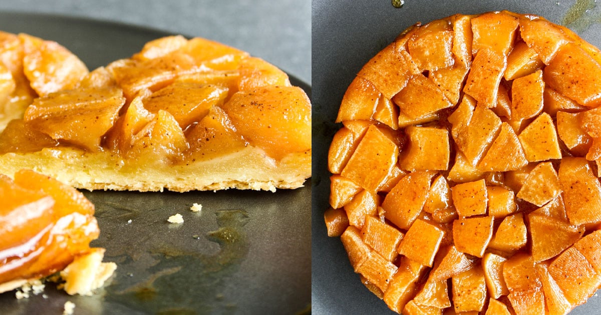 Tarte tatin de maca