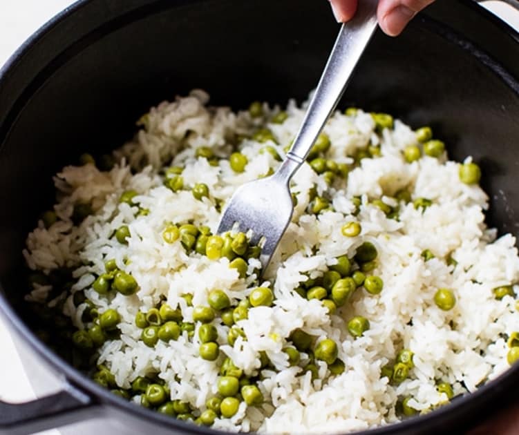 arroz ervilha