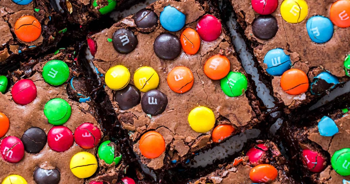 Receita Brownie de M&M’S