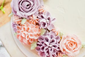 glossy buttercream