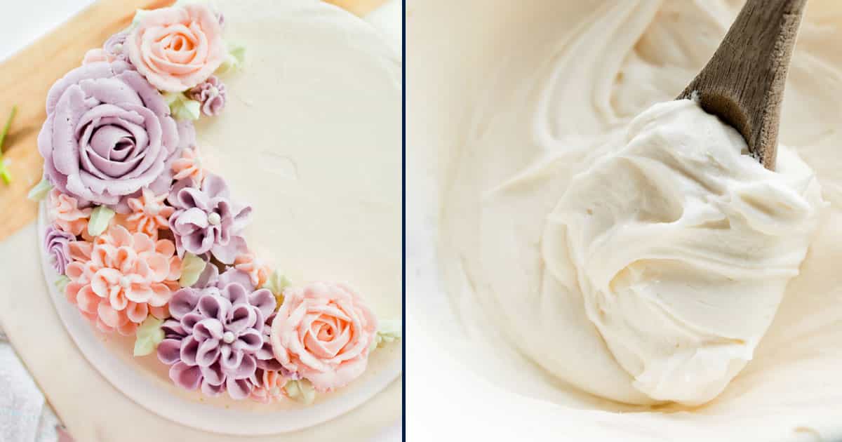 glossy buttercream 