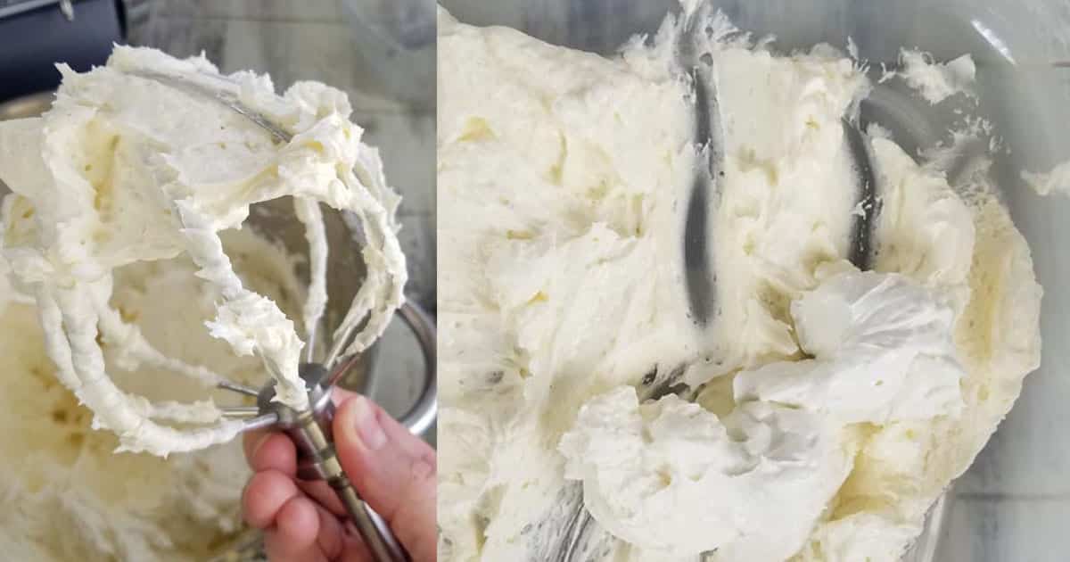glossy buttercream merengue