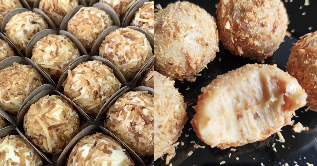 coco queimado brigadeiro