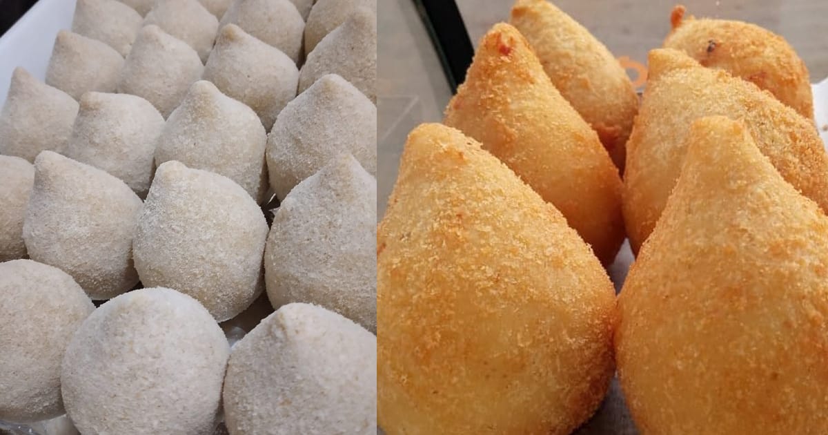 coxinha de bar