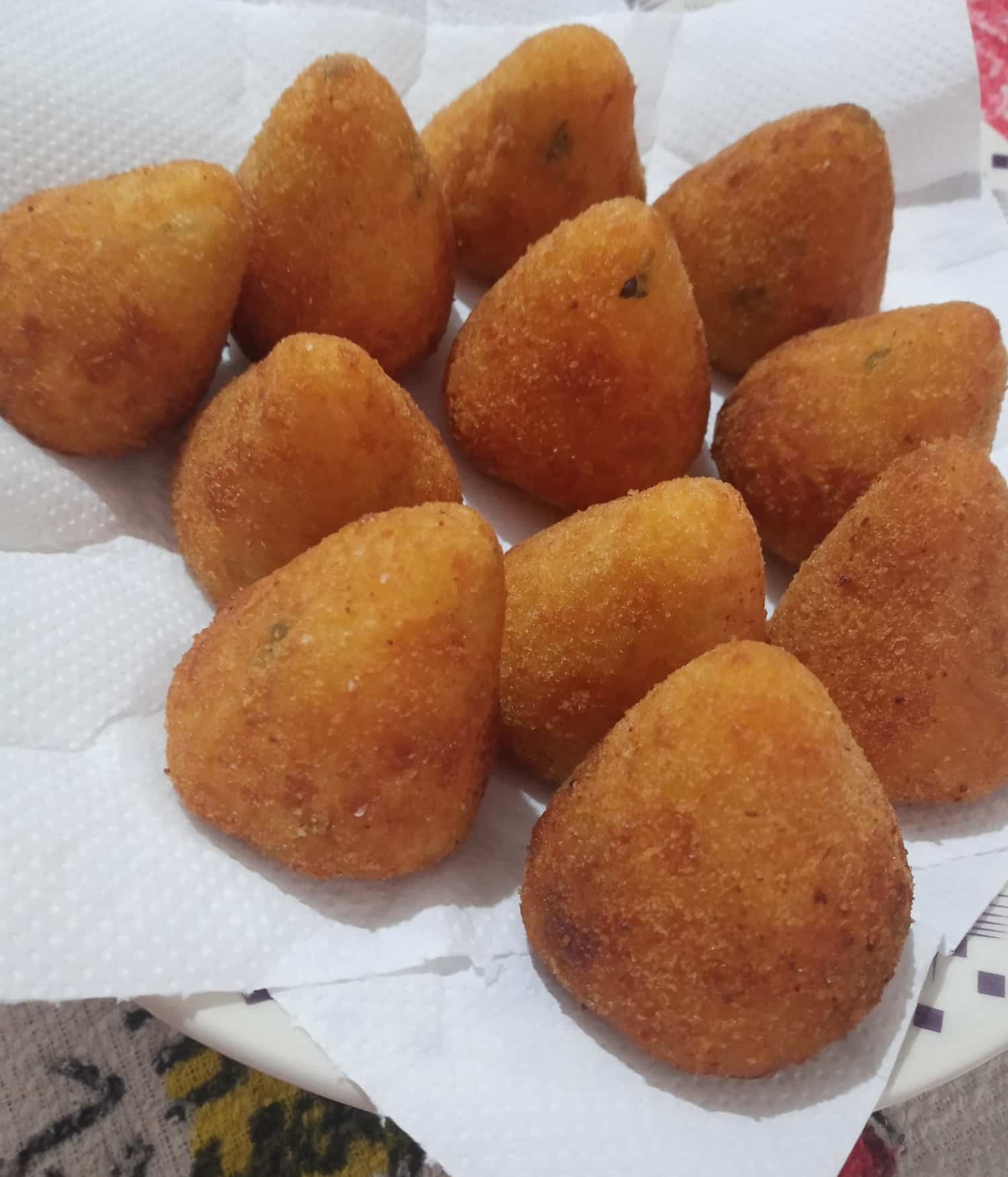 coxinha massa mandioca frita