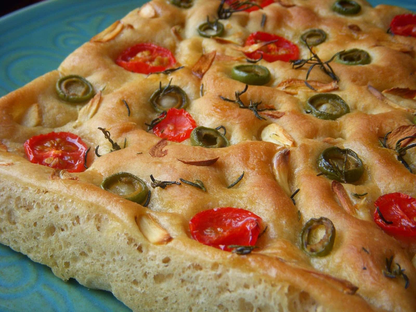 focaccia tomate