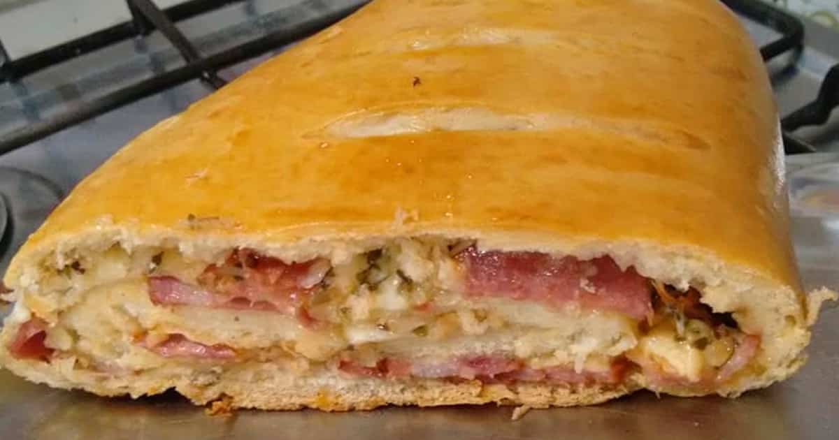 receita pao pizza