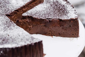 Torta Caprese de Chocolate