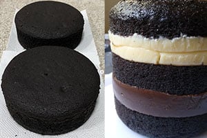 Massa bolo Cacau Black Amanteigada