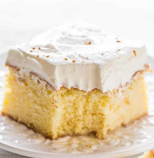 fatia bolo 3 leches