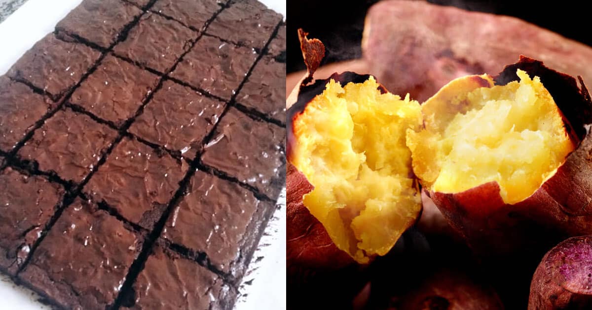 receita brownie batata doce