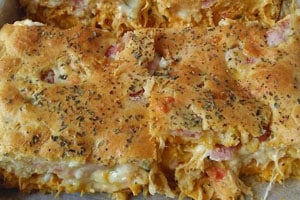 torta frango low carb