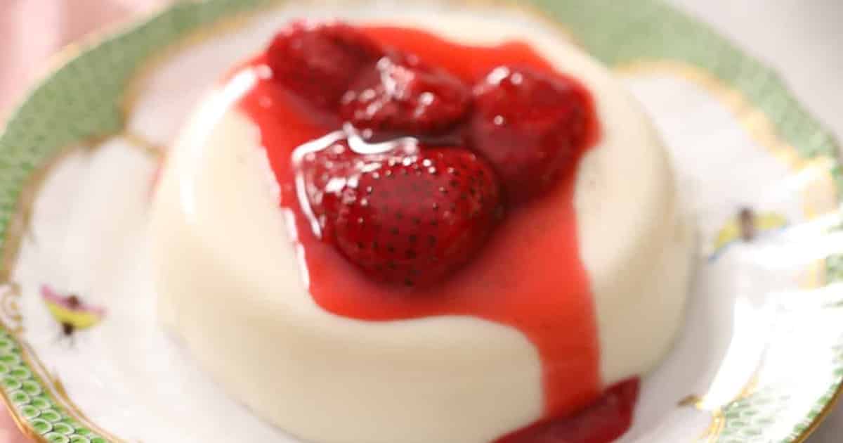 Panna Cotta morango