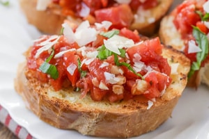 Receita de Bruschetta Tradicional