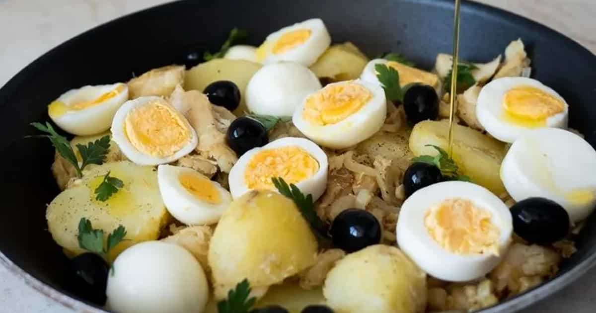 bacalhau batata ovo