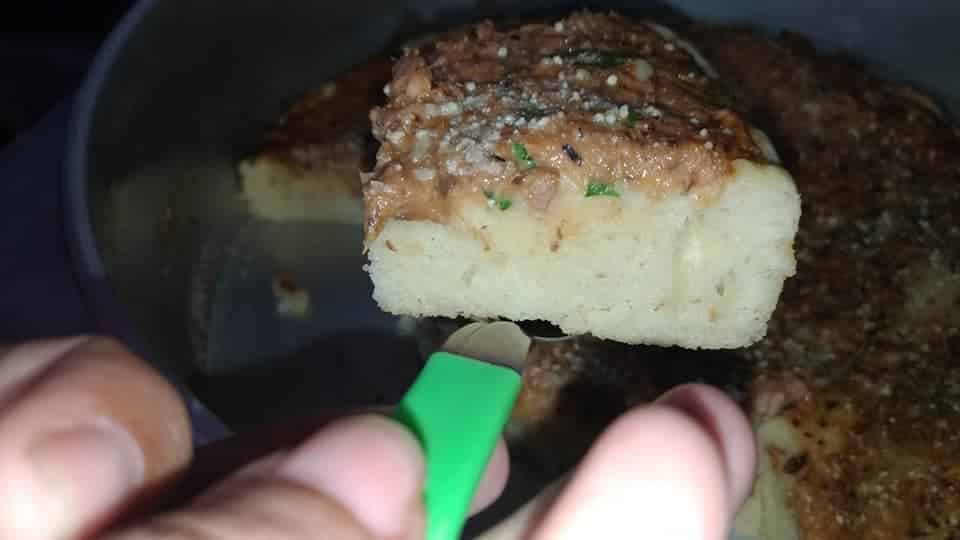 fatia torta sardinha liquiidificador