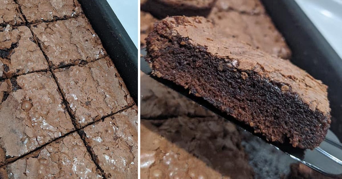 brownie cremoso