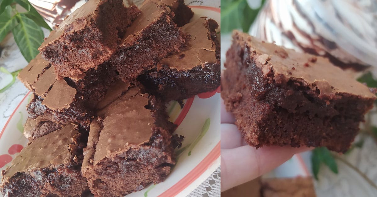 brownie sem farinha