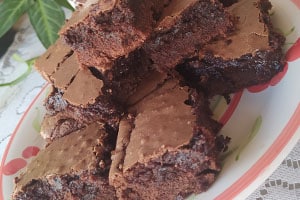 brownie sem farinha