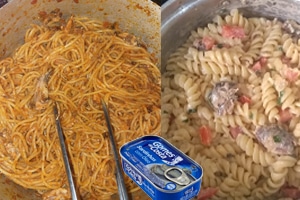 macarrao com sardinha