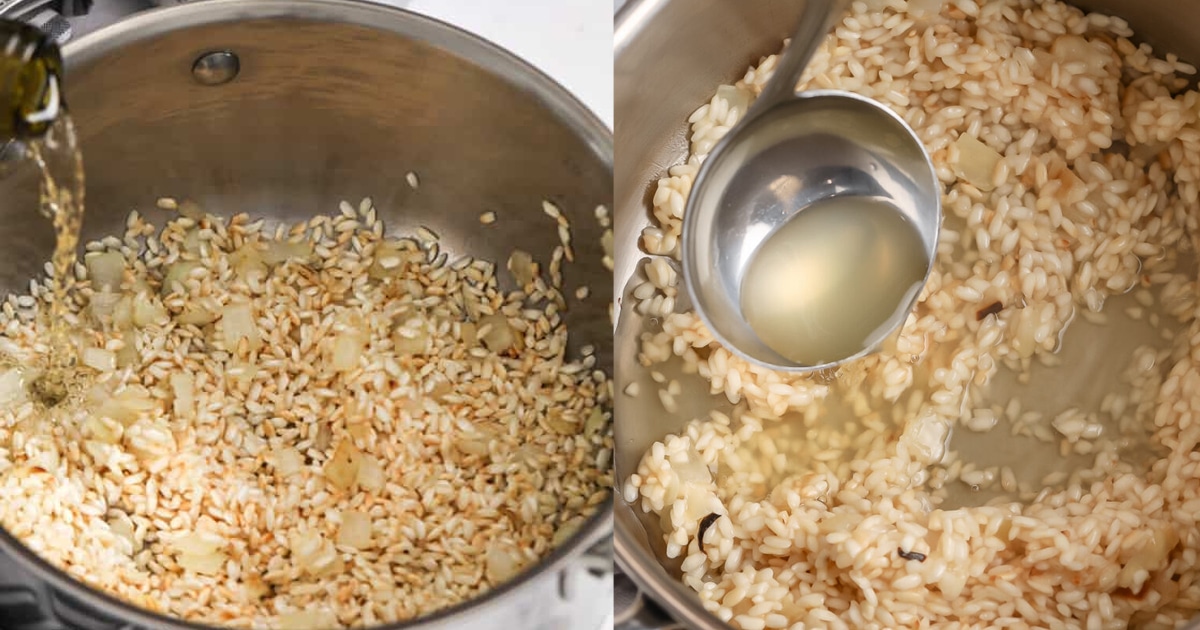 como fazer risoto