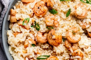 risoto de camarao