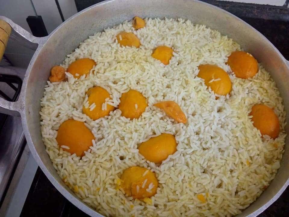 arroz com pequi